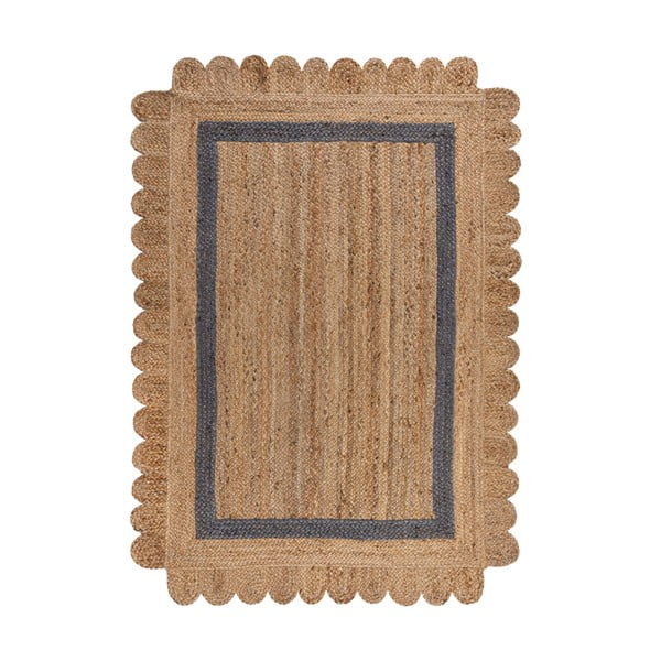 Szürke-natúr színű kézi szövésű juta szőnyeg 160x230 cm Grace Grey – Flair Rugs