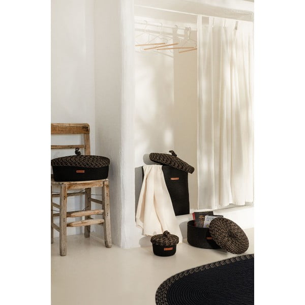 Fedeles-dekoratív textil tárolódoboz – Mioli Decor-image-1