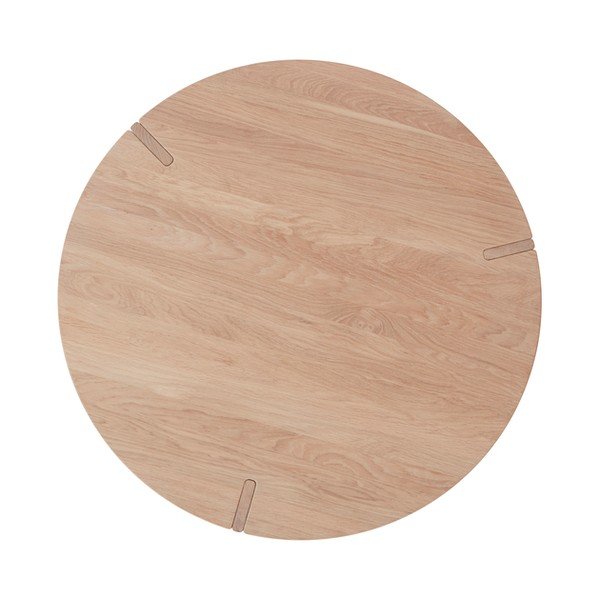 Natúr színű tölgyfa kerek dohányzóasztal ø 90 cm Oy – OYOY Living Design-image-2