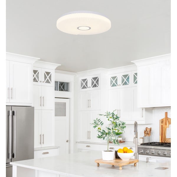 Fehér LED mennyezeti lámpa 38x38 cm Sunny – Candellux Lighting-image-1