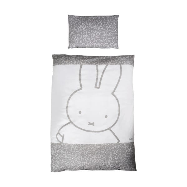 Pamut gyerek ágyneműhuzat babaágyhoz 100x135 cm Miffy – Roba