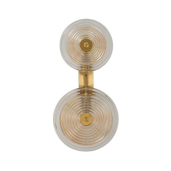 Aranyszínű üveg fali lámpa Venice – Mauro Ferretti