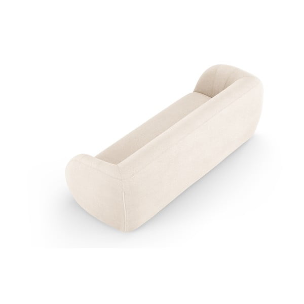 Krémszínű buklé kanapé 230 cm Essen – Cosmopolitan Design-image-3