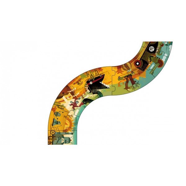 Nagy utazás hosszúkás puzzle, 54 db-os - Londji-image-1