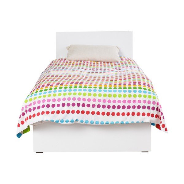 Fehér egyszemélyes ágy 90x190 cm KRY – Kalune Design-image-3