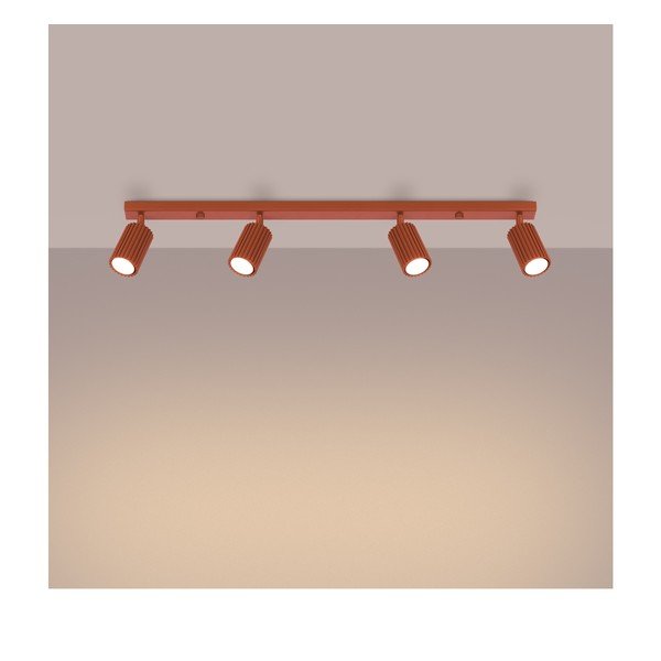Téglavörös spotlámpa 6,5x81 cm Gleam – Sollux-image-3