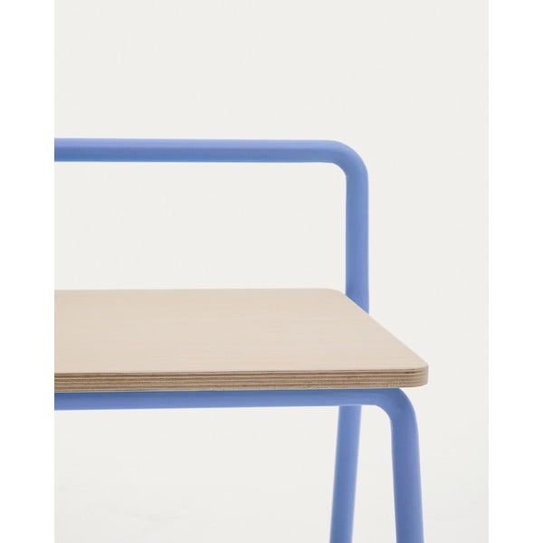 Kék-natúr színű pad Tinn – Kave Home-image-4