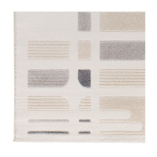 Világosszürke-elefántcsont színű szőnyeg 160x230 cm Flora – Universal-image-3