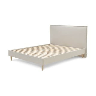 Sary Light bézs kétszemélyes ágy, 160 x 200 cm - Bobochic Paris