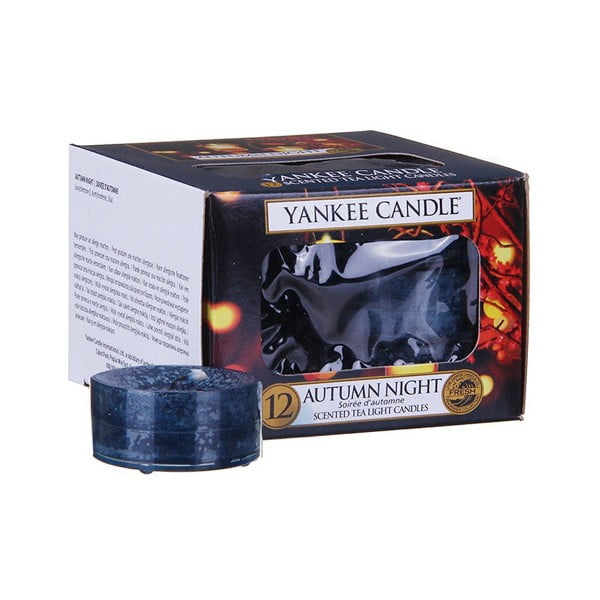 Őszi éjjel 12 db-os illatgyertya szett, egyenként 4-6 óra égési idő - Yankee Candle