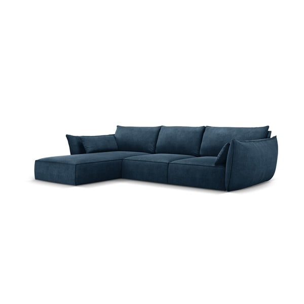 Sötétkék sarokkanapé (bal oldali) Vanda – Mazzini Sofas-image-2