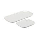 Rozsdamentes acél szervírozó tálca szett 2 db-os 15x29 cm Nirela – Kave Home