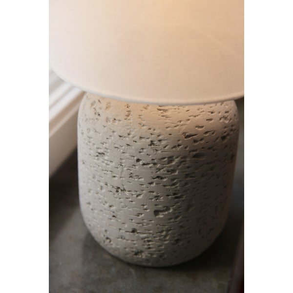 Szürke asztali lámpa textil búrával (magasság 33 cm) Montagna – Markslöjd-image-3