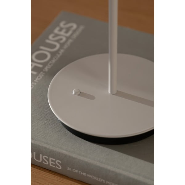 Világosszürke fém LED asztali lámpa fém búrával (magasság 31 cm) Asteria Move – UMAGE-image-4