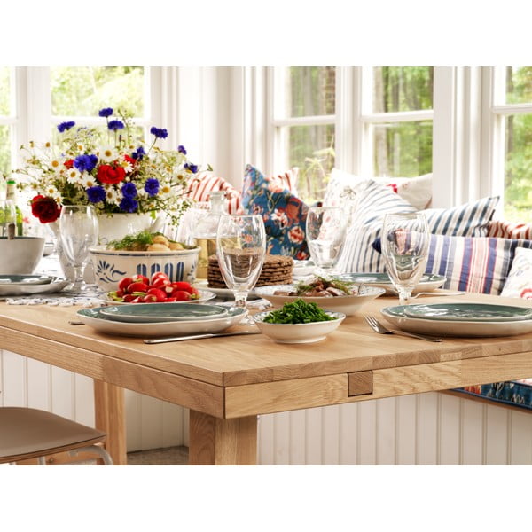 Brooklyn csiszolt tölgyfa étkezőasztal, 220 x 95 cm - Rowico-image-4