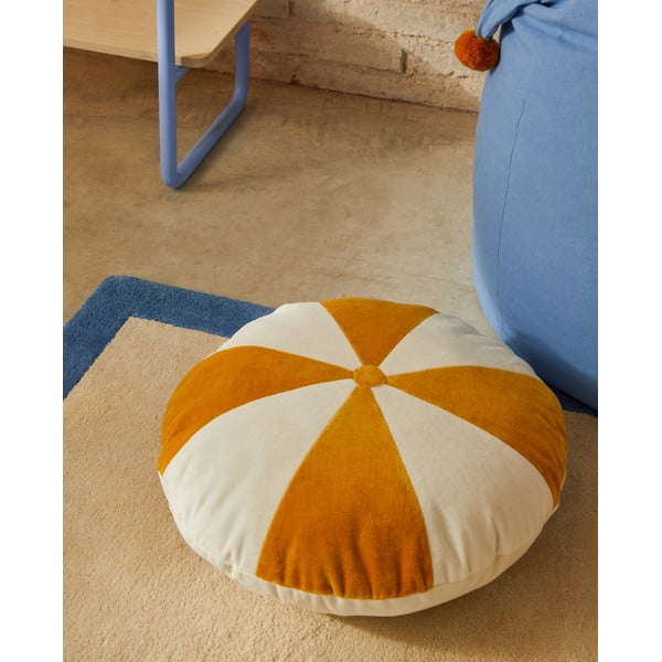 Kék gyerek babzsák Olvi – Kave Home-image-3