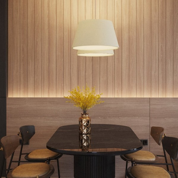 Fehér függőlámpa ø 45 cm Zafina - Sollux-image-4