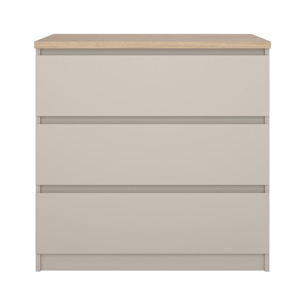 Krémszínű komód 77x76x50 cm Naia – Tvilum-image-2