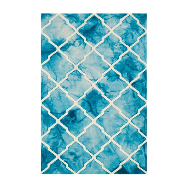 Batik kézzel készített kék szőnyeg, 183 x 122 cm - Bakero