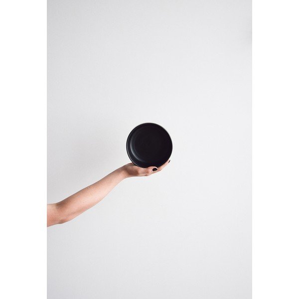 Luna fekete agyagkerámia tál ø 15 cm - ÅOOMI-image-3
