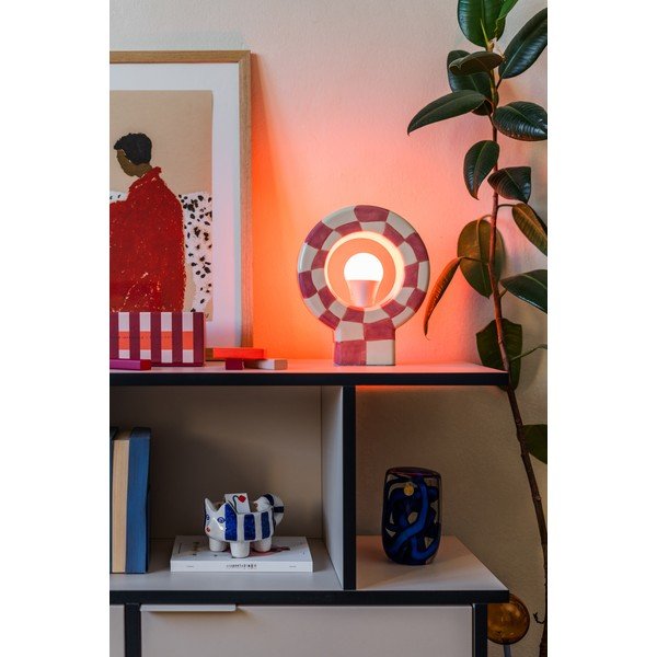 Rózsaszín asztali lámpa (magasság 23,5 cm) Vialini – Bloomingville-image-3