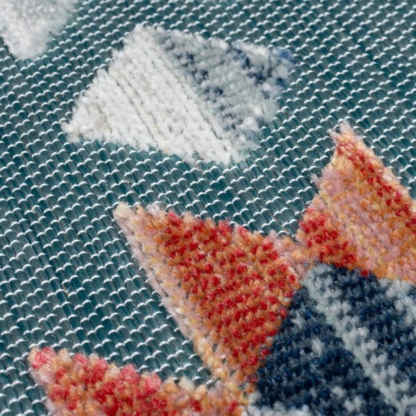 Kék kültéri futószőnyeg 80x230 cm Avery Blue – Flair Rugs-image-3