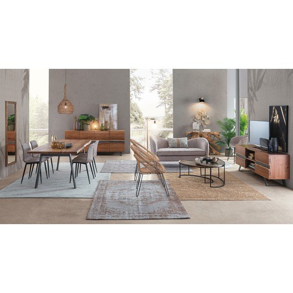 Sárgaréz színű acél függőlámpa Amish – Bizzotto-image-4