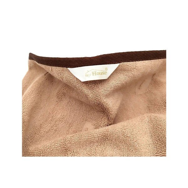 Barna pamut fürdőlepedő 70x140 cm Skyline – JAHU collections-image-2