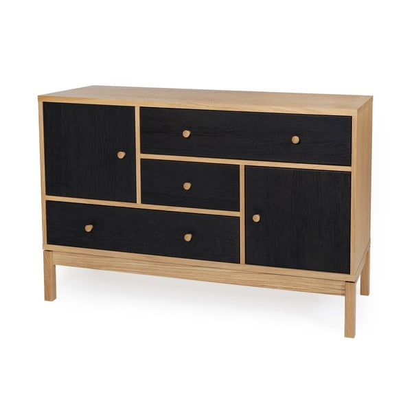 AbbeyWood fekete-barna komód - Woodman-image-2