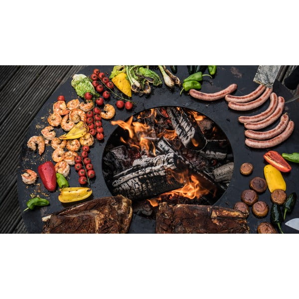 Nero S barna kültéri grill, ø 62 cm - Remundi-image-1