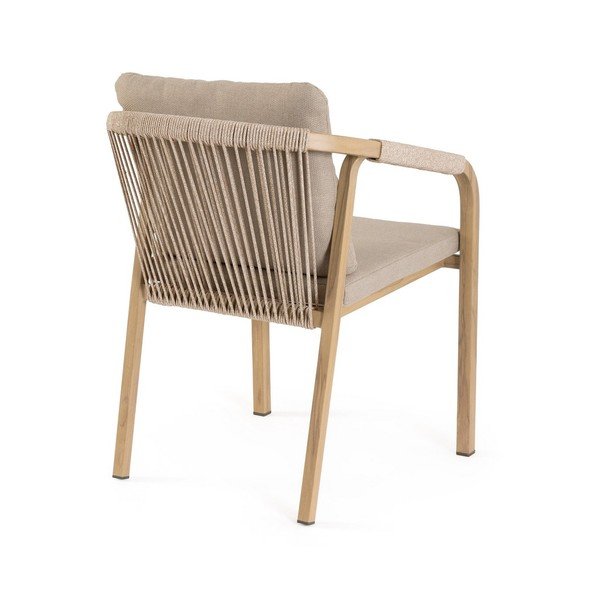 Natúr színű fém kerti szék Kalimera – Bizzotto-image-4