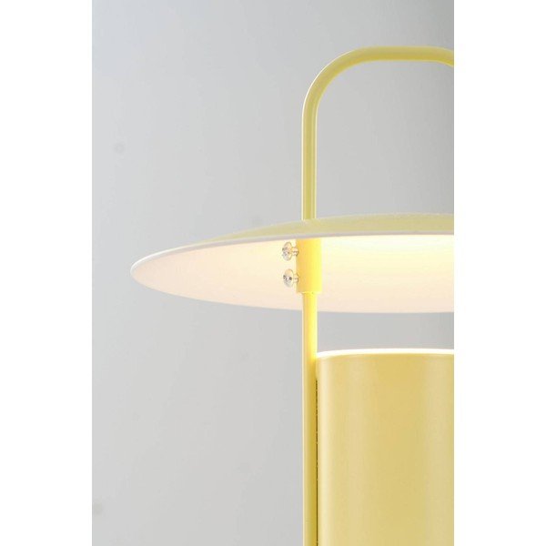 Sárga fém LED dimmelhető asztali lámpa (magasság 24 cm) Venna – Jotex-image-4