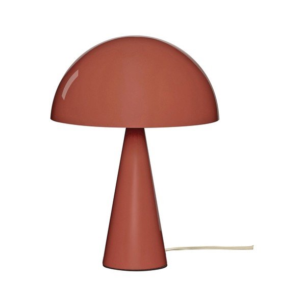 Piros asztali lámpa (magasság 34 cm) Mush – Hübsch
