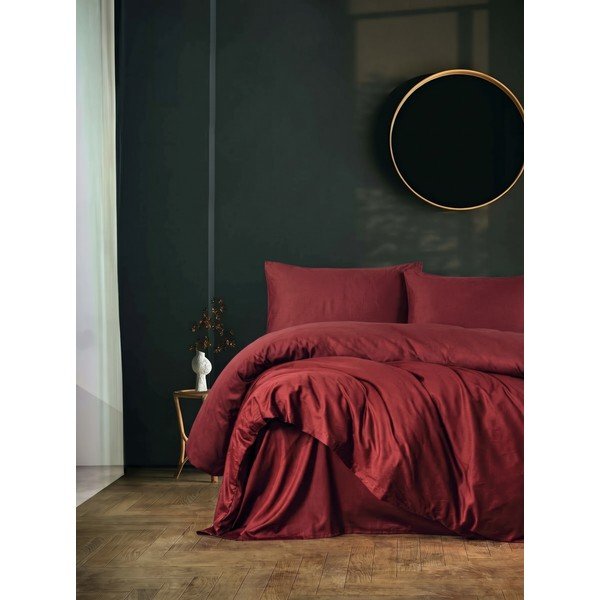 Borvörös egyszemélyes ágyneműhuzat 200x140 cm Elegant  – Mijolnir-image-1