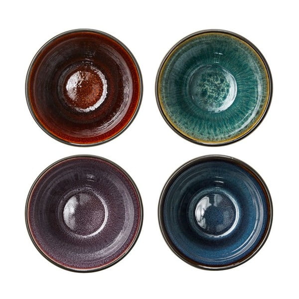 Fekete kerámia bögre szett 4 db-os lattéhoz 270 ml Gastro Black/Mix – Bitz-image-2