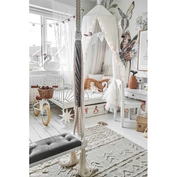 Világoszöld mosható kézi szövésű pamut szőnyeg 170x240 cm Tribu Olive – Lorena Canals-image-1