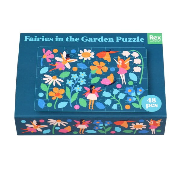 Puzzle (darabszám 48) Fairies in the Garden – Rex London-image-4