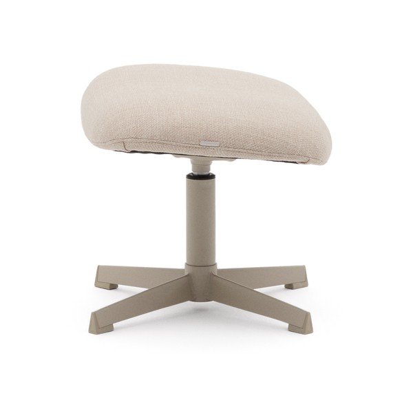 Bézs zsenília lábtartó Teryl – Kave Home-image-2