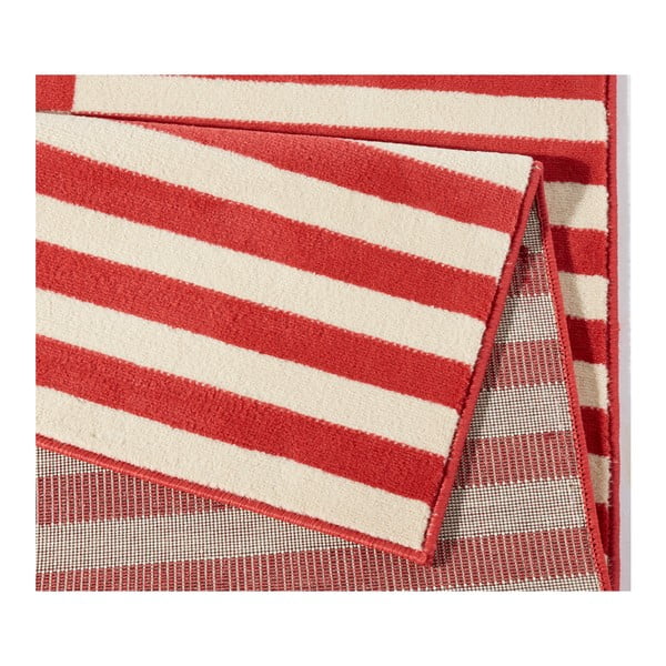 Gloria Panel piros-fehér szőnyeg, 120 x 170 cm - Hanse Home-image-2