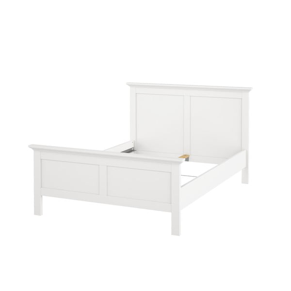 Fehér franciaágy 140x200 cm Paris – Tvilum-image-3