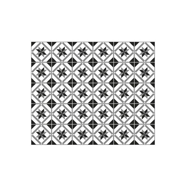 Azulejos Lucida 30 darabos falmatrica szett, 15 x 15 cm - Ambiance-image-2