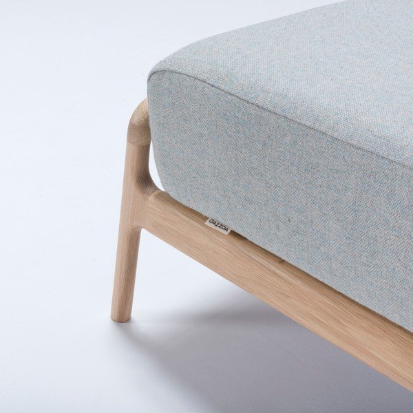 Fawn kékesszürke zsámoly tölgyfából - Gazzda-image-4