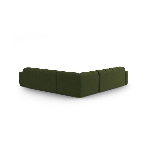 Zöld sarokkanapé Lisa – Micadoni Home-image-4