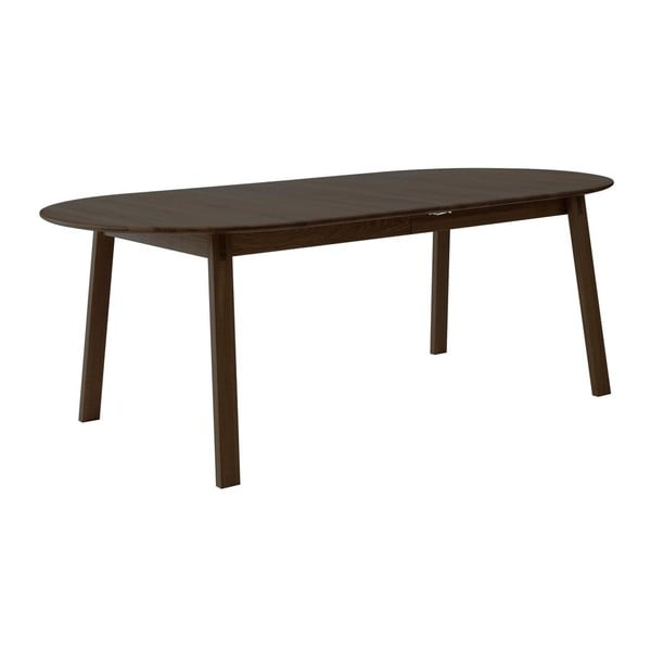 Barna tölgyfa bővíthető étkezőasztal 100x220 cm Amalfi – Hammel Furniture