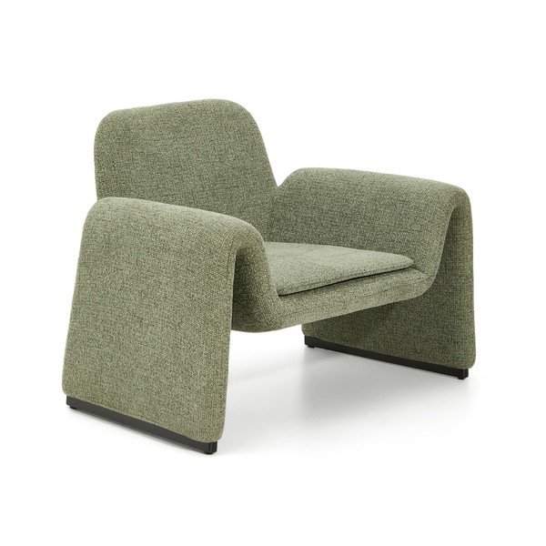 Zöld zsenília fotel Melvia – Kave Home