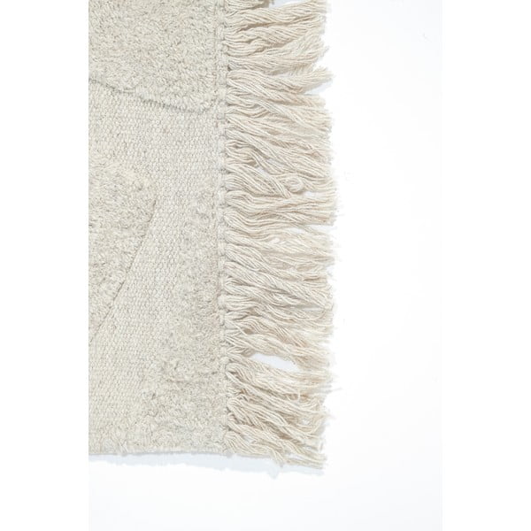 Krémszínű gyapjú szőnyeg 200x300 cm Bajelo – Light & Living-image-4