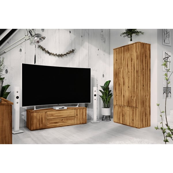 Tölgyfa ruhásszekrény 90x206 cm Vento 2 - The Beds-image-3