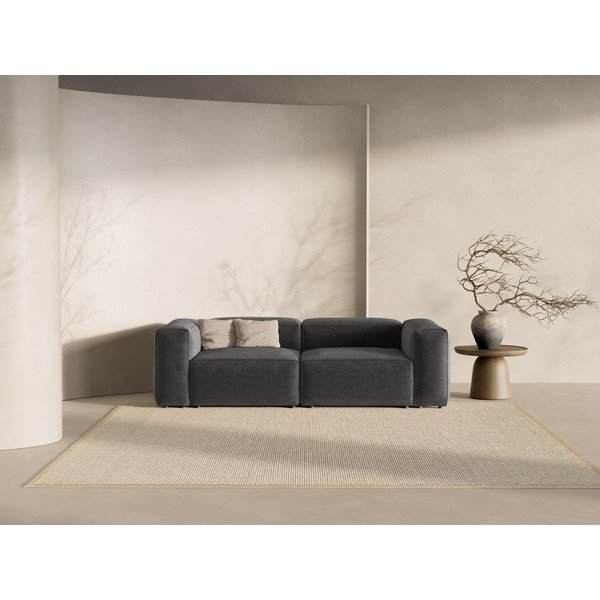 Sötétszürke kanapé 264 cm Bergamo – Cosmopolitan Design-image-1