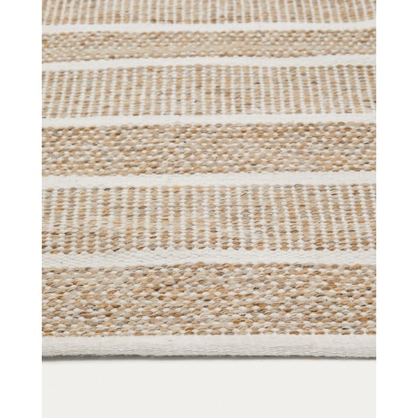 Bézs kültéri szőnyeg újrahasznosított szálakból 200x300 cm Desni – Kave Home-image-3