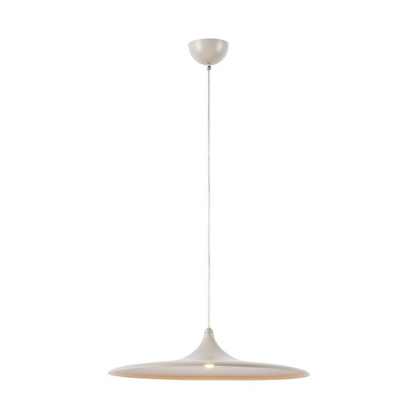 Bézs fém LED dimmelhető függőlámpa ø57x13 cm Beam – Markslöjd
